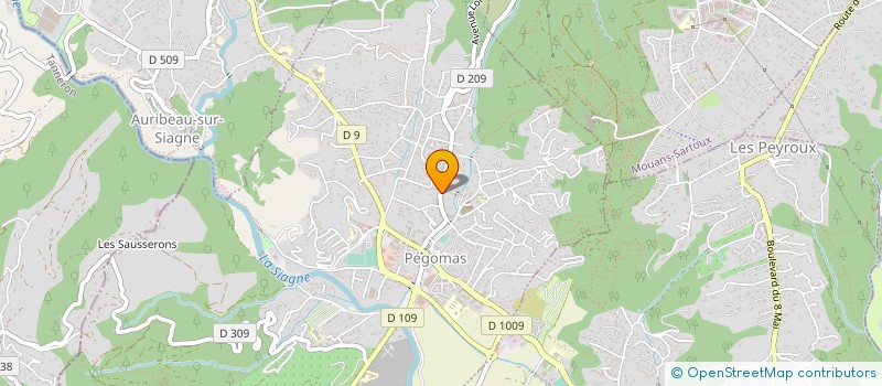 localisation de l'entreprise GALATEE  PEGOMAS