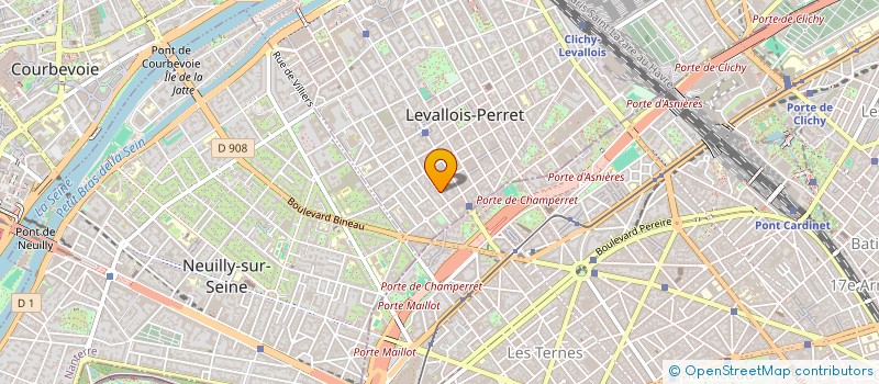 localisation de l'entreprise GALATEE à LEVALLOIS-PERRET