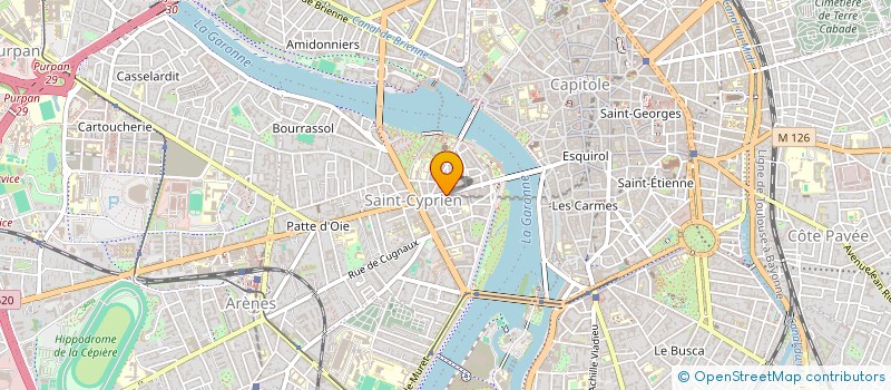 localisation de l'entreprise GALATEE  TOULOUSE