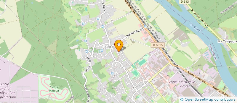 localisation de l'entreprise GALATES 2.10  LA CHAPELLE-LONGUEVILLE