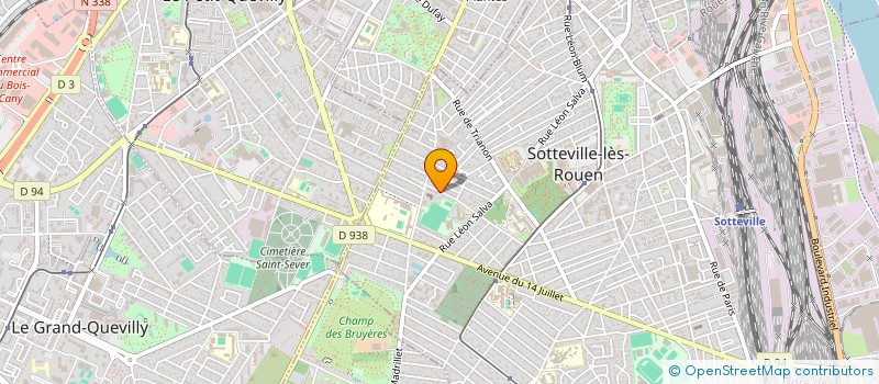 localisation de l'entreprise GALATI CARRELAGE  SOTTEVILLE-LES-ROUEN