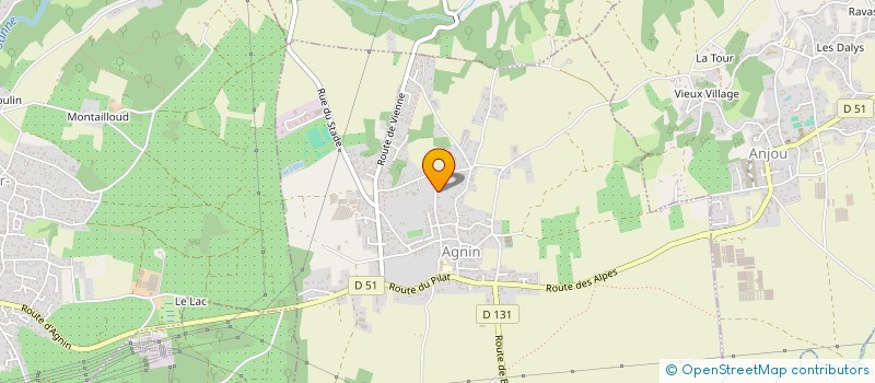 localisation de l'entreprise GALAURETTE  AGNIN