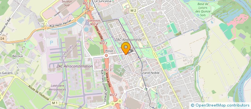 localisation de l'entreprise GALAXEAT à BLAGNAC