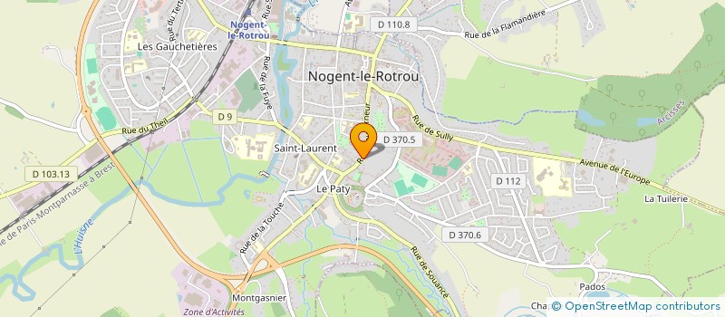 localisation de l'entreprise GALAXIE 28 à NOGENT-LE-ROTROU