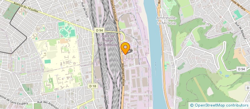 localisation de l'entreprise GALAXIE  SOTTEVILLE-LES-ROUEN