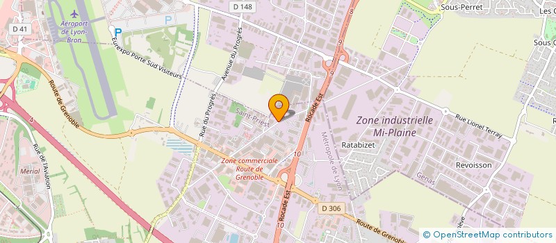 localisation de l'entreprise GALAXIE  SAINT-PRIEST