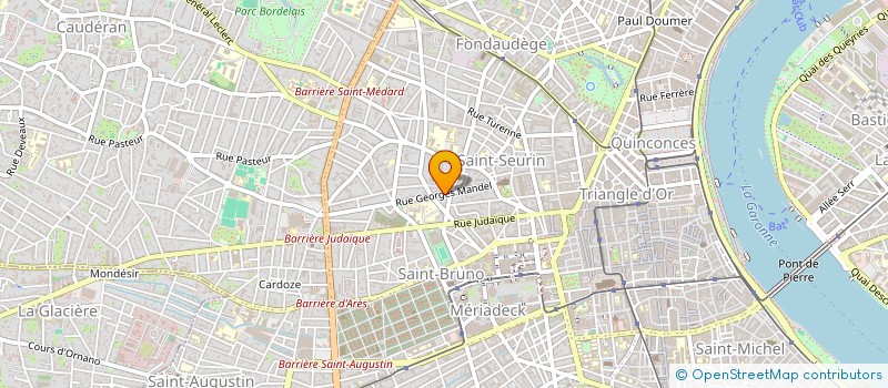 localisation de l'entreprise GALAXIE à BORDEAUX