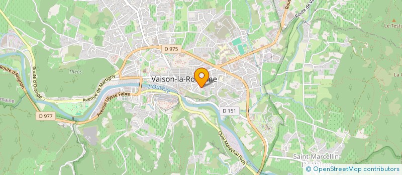 localisation de l'entreprise GALAXIE  VAISON-LA-ROMAINE