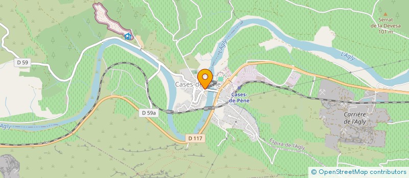 localisation de l'entreprise GALAXIE  PEYRESTORTES