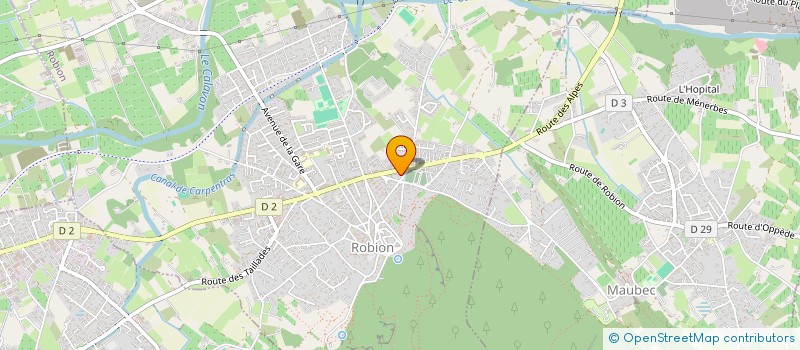 localisation de l'entreprise GALAXIE  ROBION