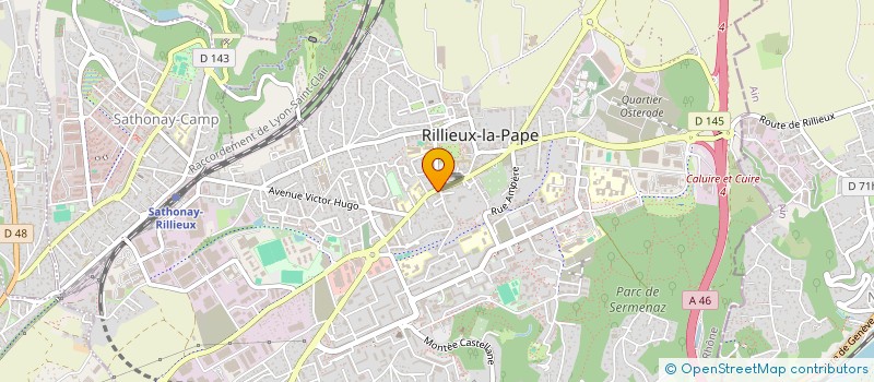 localisation de l'entreprise GALAXIE AUTO à RILLIEUX-LA-PAPE
