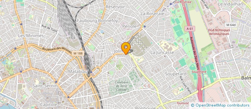 localisation de l'entreprise GALAXIE BELMONT RESIDENCES ET COLOCATIONS à TOULOUSE