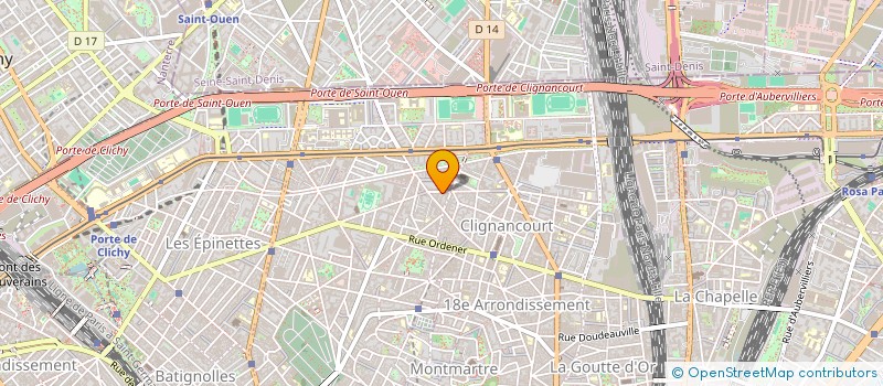 localisation de l'entreprise GALAXIE COIFFURE  PARIS