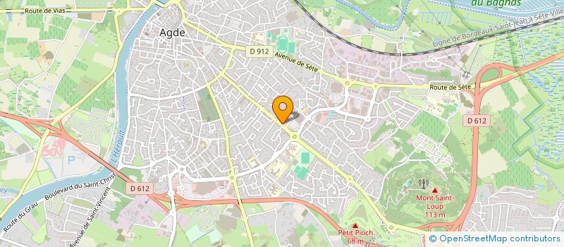 localisation de l'entreprise GALAXIE CUISINES à AGDE