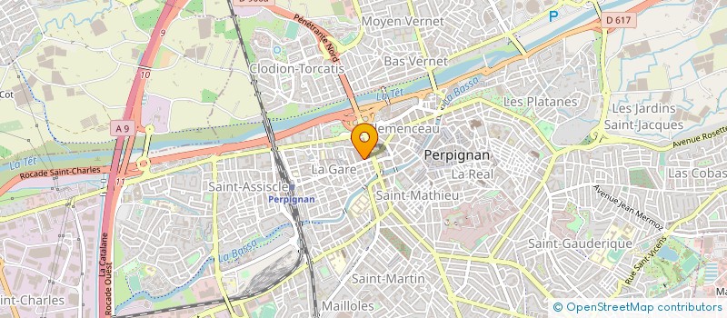 localisation de l'entreprise GALAXIE FITNESS à PERPIGNAN