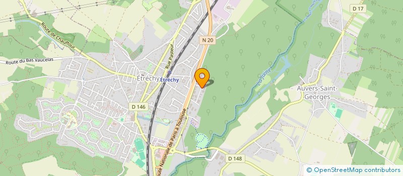 localisation de l'entreprise GALAXIE IMPRIMERIE à ETRECHY