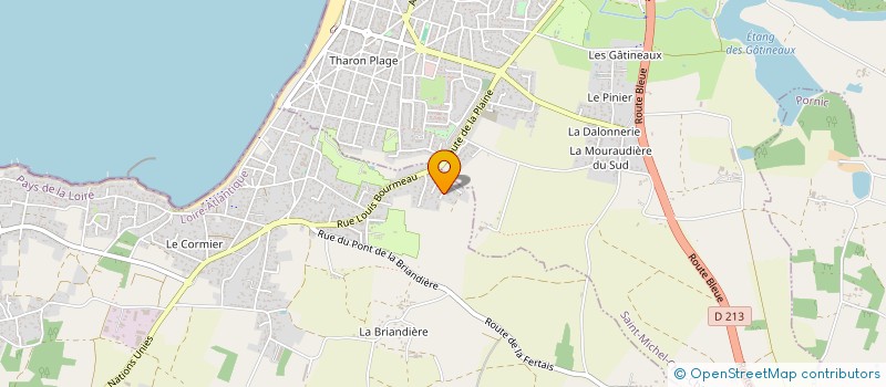 localisation de l'entreprise GALAXIE PATRIMOINE à LA PLAINE-SUR-MER