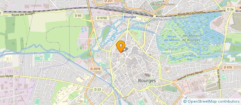 localisation de l'entreprise GALAXIE TRADUCTIONS à BOURGES
