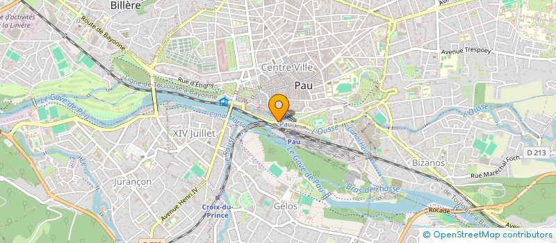 localisation de l'entreprise GALAXIE23 à PAU