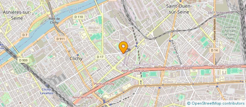 localisation de l'entreprise GALAXIS AUTOS à CLICHY