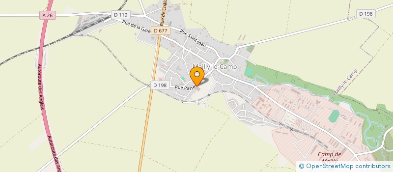localisation de l'entreprise GALAXY à MAILLY-LE-CAMP