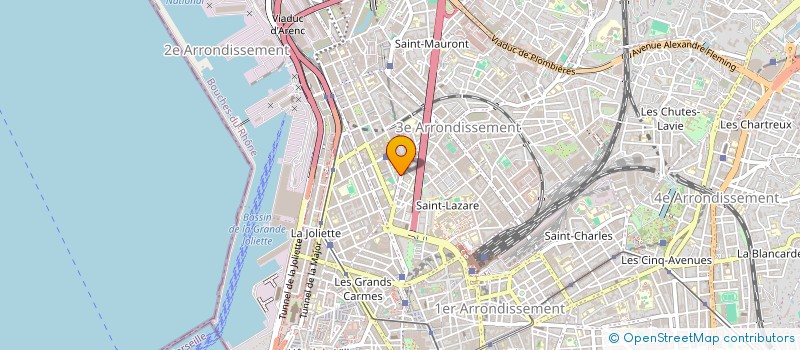 localisation de l'entreprise GALAXY à MARSEILLE