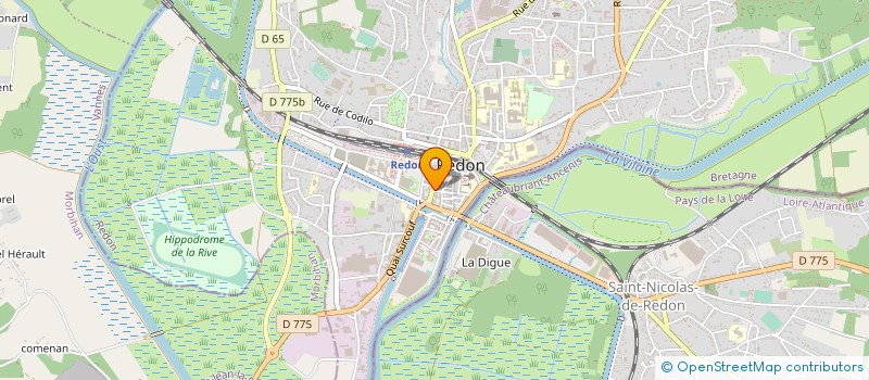 localisation de l'entreprise GALAXY à REDON