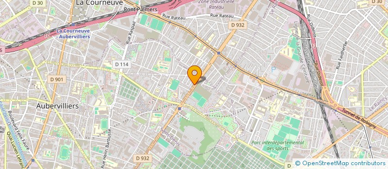 localisation de l'entreprise GALAXY à AUBERVILLIERS