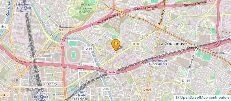 localisation de l'entreprise GALAXY à SAINT-DENIS