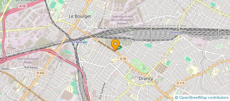 localisation de l'entreprise GALAXY à DRANCY