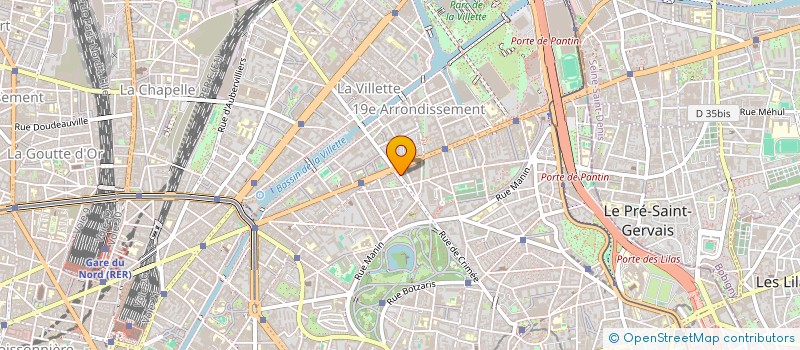 localisation de l'entreprise GALAXY 5  PARIS