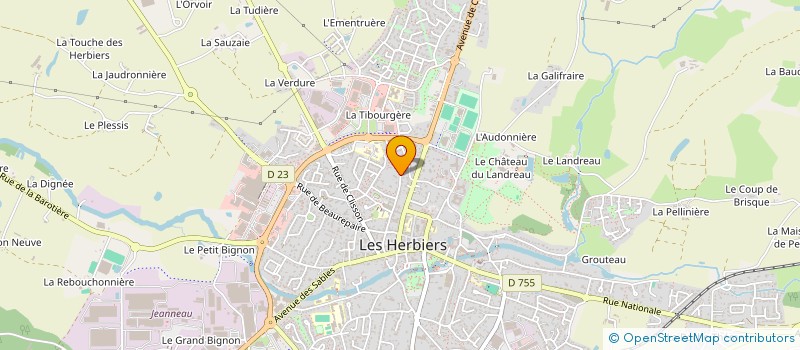 localisation de l'entreprise GALAXY à LES HERBIERS
