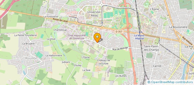 localisation de l'entreprise GALAXY  LE MANS