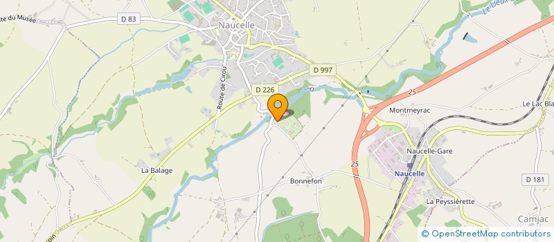 localisation de l'entreprise GALAXY 7 à NAUCELLE