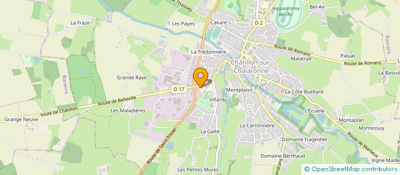 localisation de l'entreprise GALAXY à CHATILLON-SUR-CHALARONNE