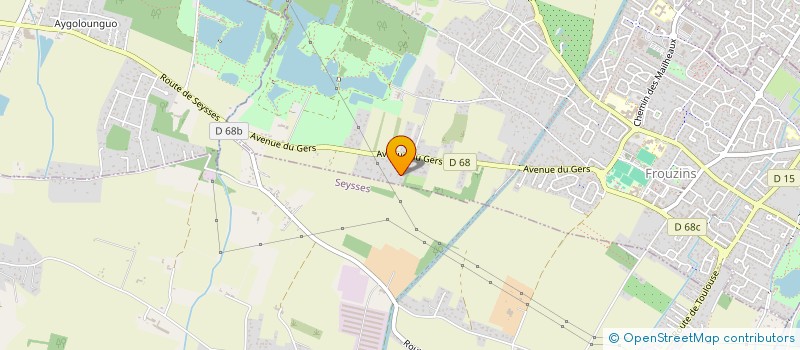 localisation de l'entreprise GALAXY  FROUZINS