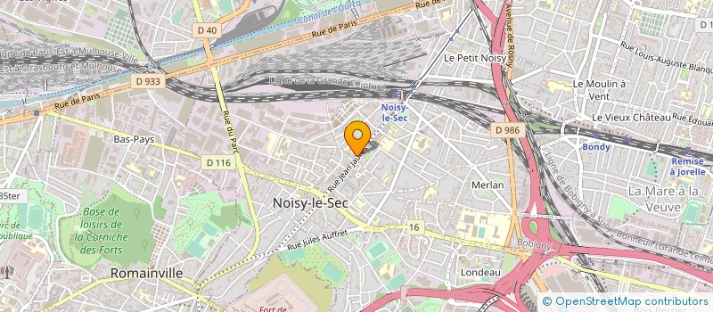 localisation de l'entreprise GALAXY à NOISY-LE-SEC