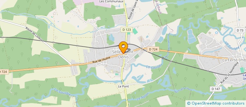 localisation de l'entreprise GALAXY  SELLES-SAINT-DENIS