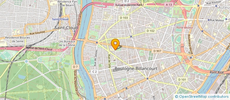 localisation de l'entreprise GALAXY ACADEMIE D'ENFANTS FRANCO-RUSSES DE BOULOGNE BILLANCOURT à BOULOGNE-BILLANCOURT