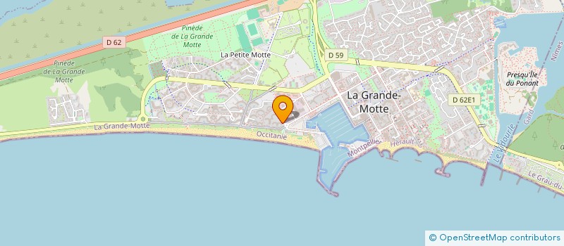 localisation de l'entreprise GALAXY AUTO à LA GRANDE-MOTTE