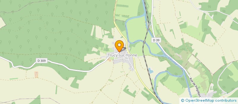 localisation de l'entreprise GALAXY AVENTURES  TRUCY-SUR-YONNE