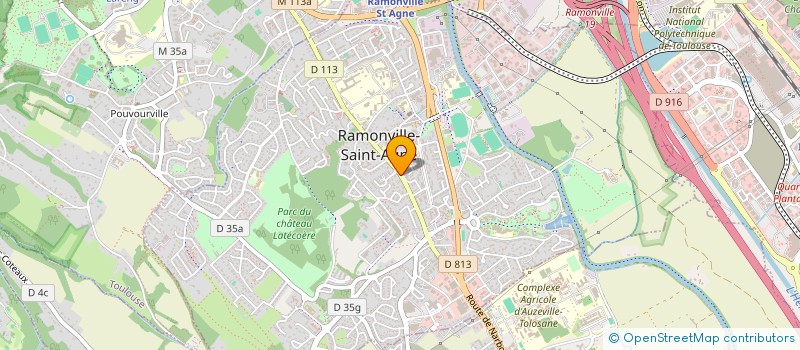 localisation de l'entreprise GALAXY CLOTURES à RAMONVILLE-SAINT-AGNE