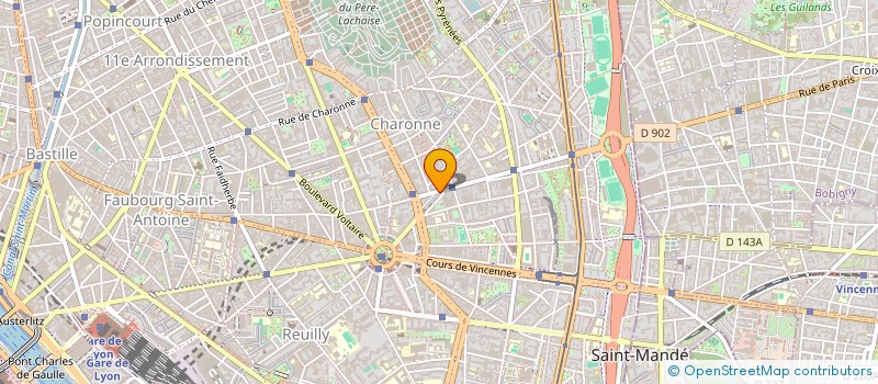 localisation de l'entreprise GALAXY CYBER  PARIS