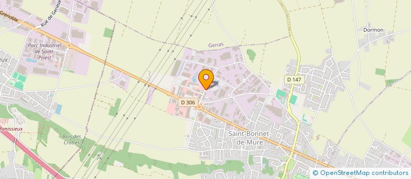 localisation de l'entreprise GALAXY G.R.  SAINT-BONNET-DE-MURE