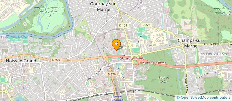 localisation de l'entreprise GALAXY IT à NOISY-LE-GRAND