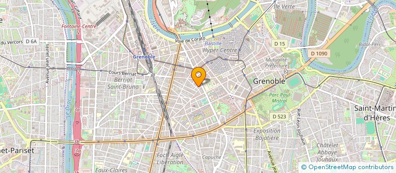 localisation de l'entreprise GALAXY MAD à GRENOBLE