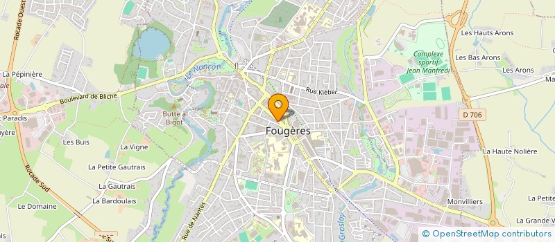 localisation de l'entreprise GALAXY MEDIA  FOUGERES