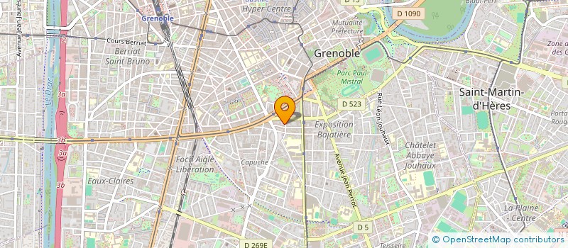 localisation de l'entreprise GALAXY MEDICAL à GRENOBLE