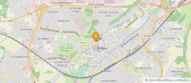 localisation de l'entreprise GALAXY NET 28 à DREUX
