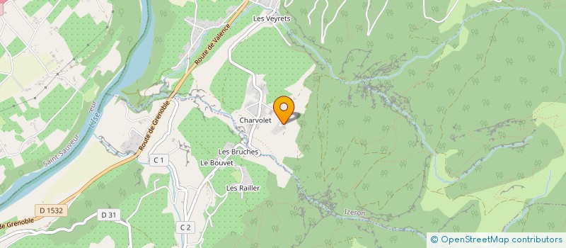 localisation de l'entreprise GALAXY NETTOYAGE  IZERON